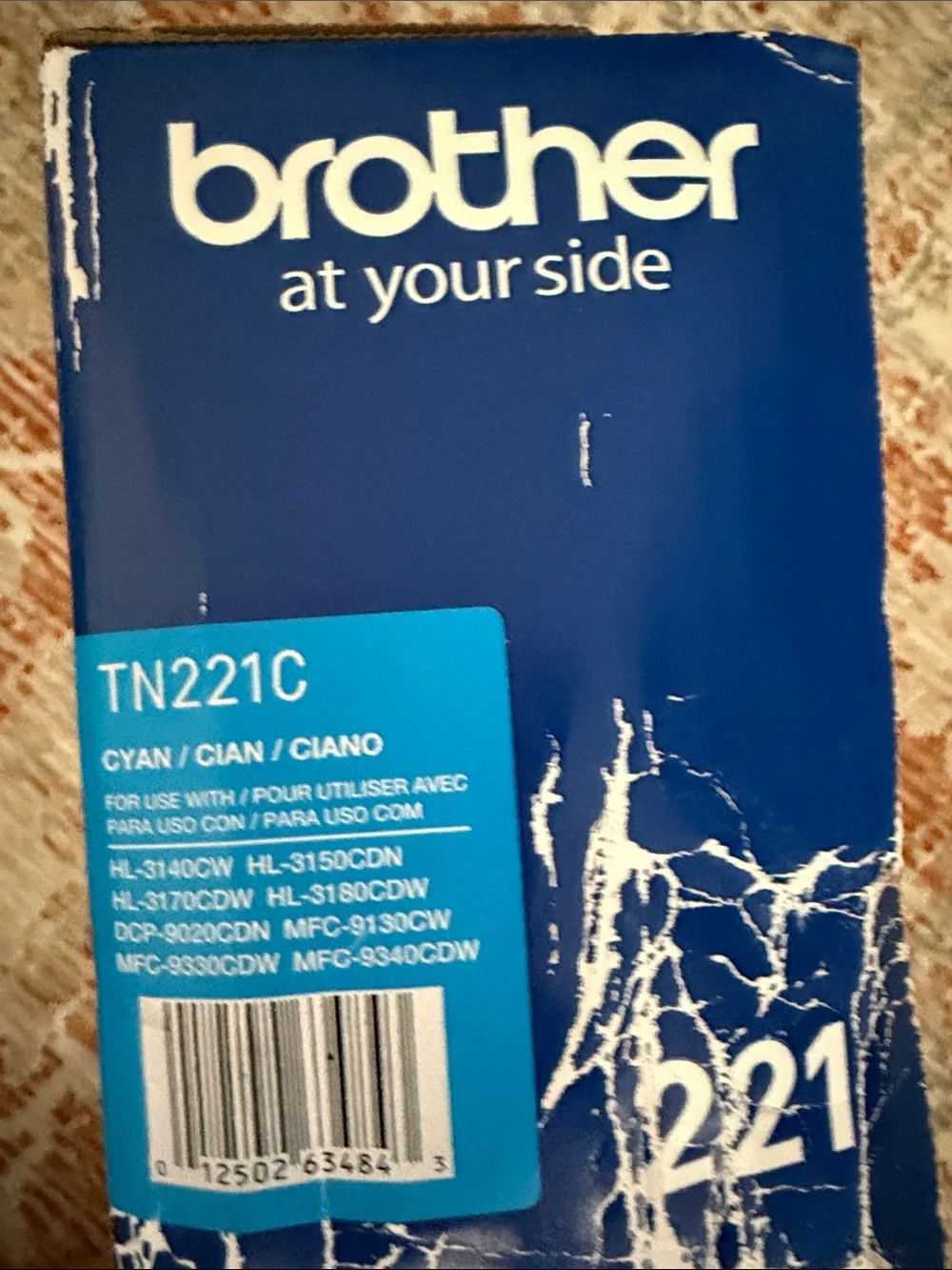 Brother TN221C printer ink & toner